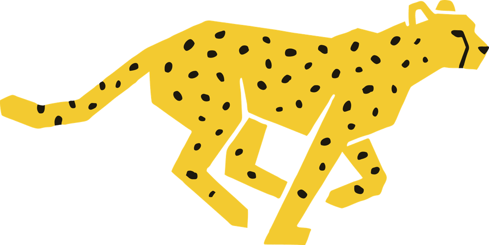 The Volt cheetah, running